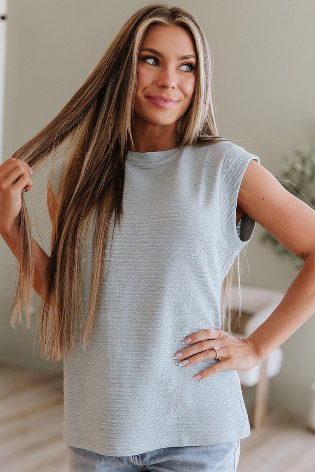 Welsh Textured Sleeveless Shirt