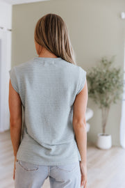 Welsh Textured Sleeveless Shirt