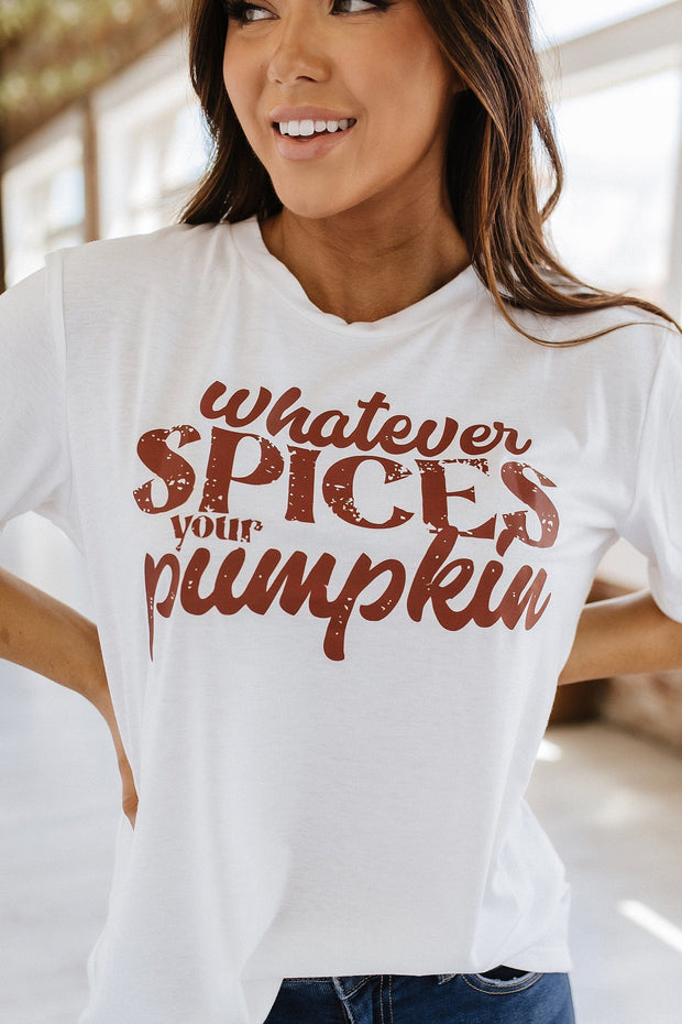 Whatever Spices Your Pumpkin Graphic Tee | S-2XL