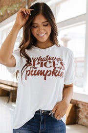 Whatever Spices Your Pumpkin Graphic Tee | S-2XL