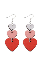 Wooden Heart Earrings | PRE ORDER