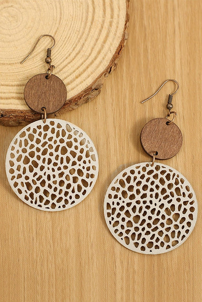 Wooden Drop Earrings