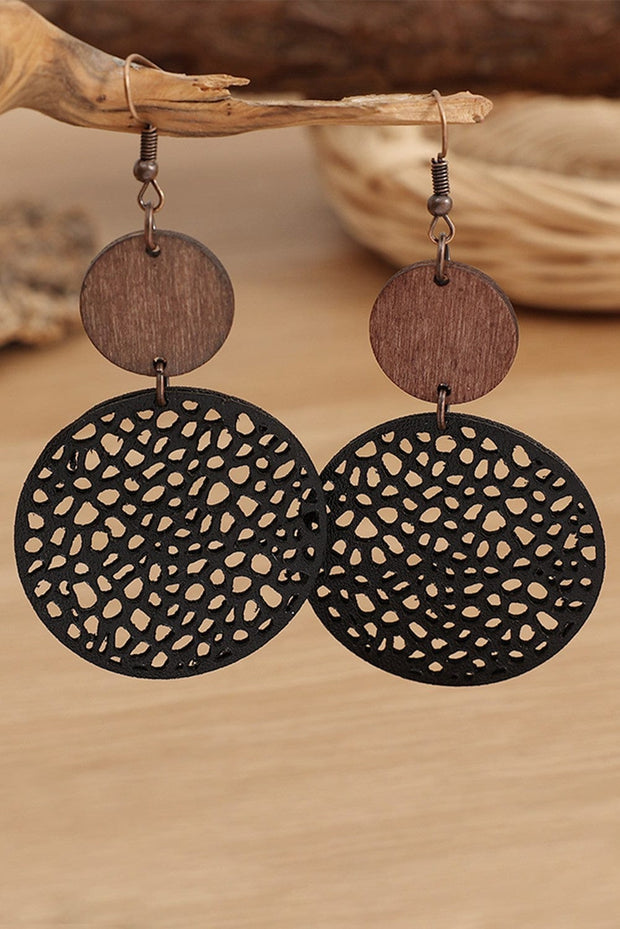 Wooden Drop Earrings