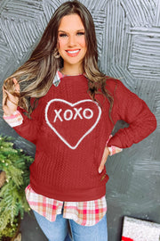 XO Heart Quilted Pullover | S-XL | PRE ORDER