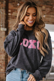 XOXO Cord Oversized Sweatshirt | S-2XL