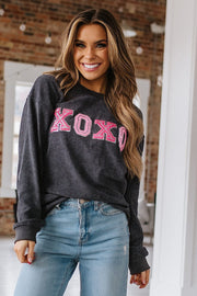 SALE - XOXO Cord Oversized Sweatshirt
