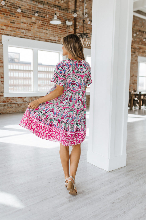 Zara Boho Mini Dress | S-XL