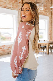 Zariah Bubble Sleeve Top