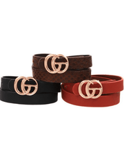 3 Pack Fashion Belts Liam & Company Belt