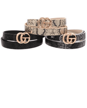 3 Pack Fashion Belts Liam & Company Belt