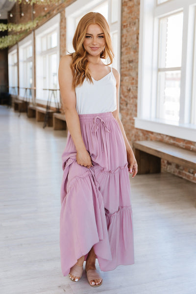 SALE - Claire Tiered Maxi Skirt | Size XL