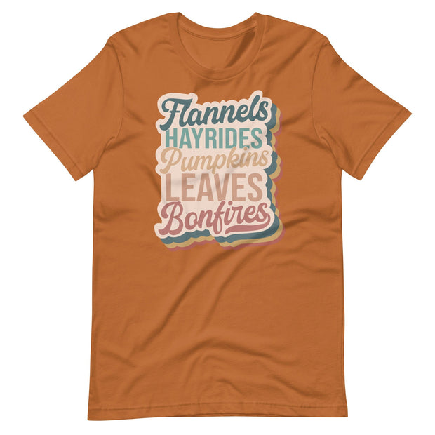Flannel and Hayrides Graphic Tee S-2XL