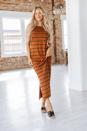 Gianna Striped Maxi Dress S-XL