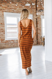 Gianna Striped Maxi Dress S-XL