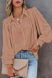 Jaelyn Pleated Blouse | S-2XL