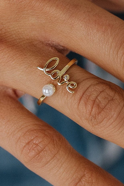 SALE - Love Pearl Ring