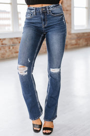 Miriam Mid Rise Flare Jeans