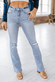 Miriam Mid Rise Flare Jeans