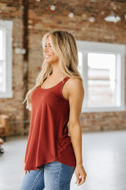 SALE - Rounded Hem Essential Tank S-XL